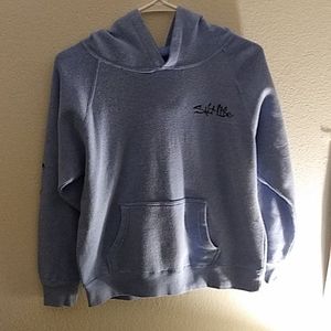Boys medium light blue salt life hoodie